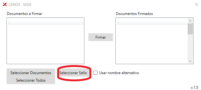 Selección de sello