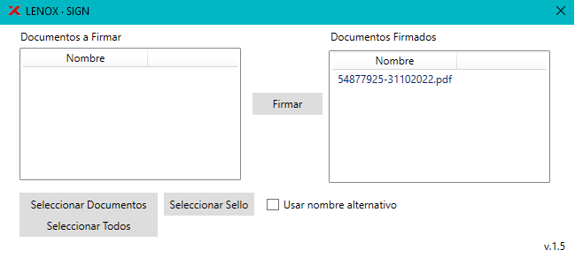 Firma completada